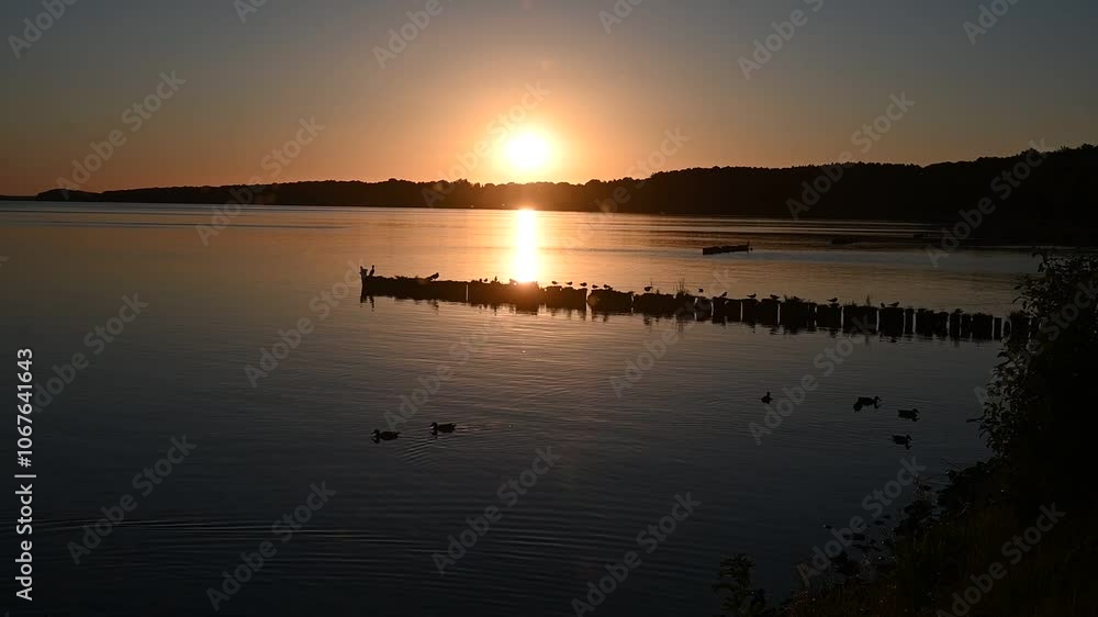 Abend am Stettiner Haff bei Kamminke