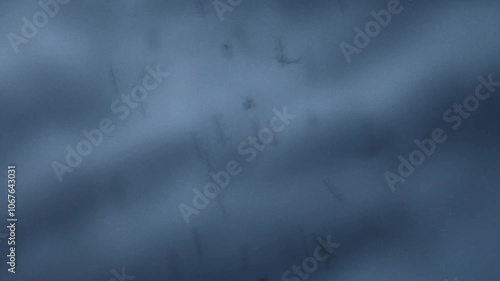 Cloud of mosquitoes under storm clouds photo