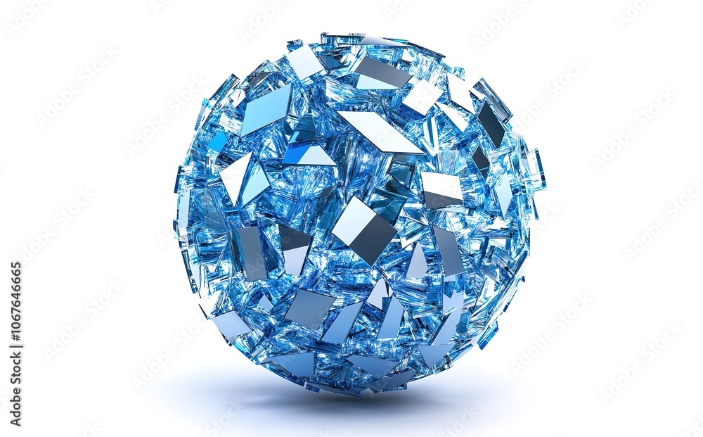 3d render of abstract detailed shape. Dynamic futuristic background 3d render of abstract detailed shape. Dynamic futuristic background