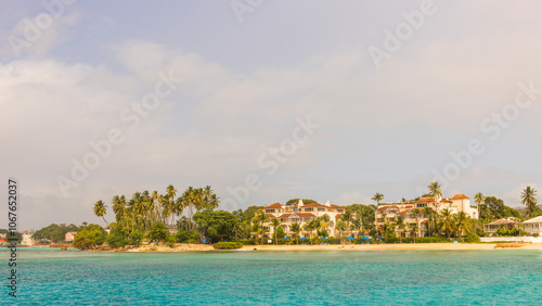 Barbados Island's Sandy Paradise Beach, Caribbean Island