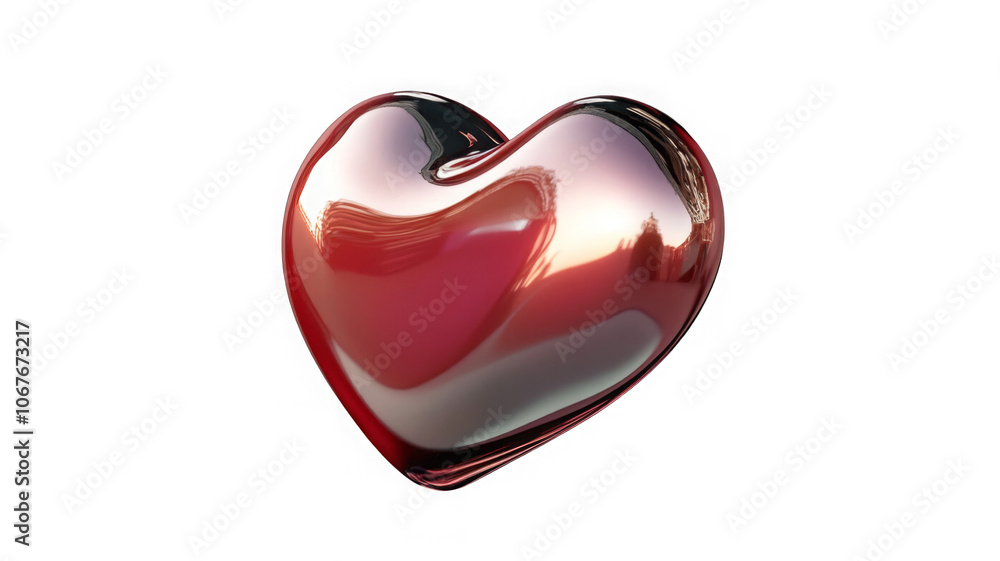 Glass transparent isolated heart. Realistic soap bubble in the shape of a heart, glare, light and sparkles. Glossy holographic chrome futuristic decoration element. Glass transparent isolated heart. Realistic soap bubble in the shape of a heart, glare, light and sparkles. Glossy holographic chrome futuristic decoration element.