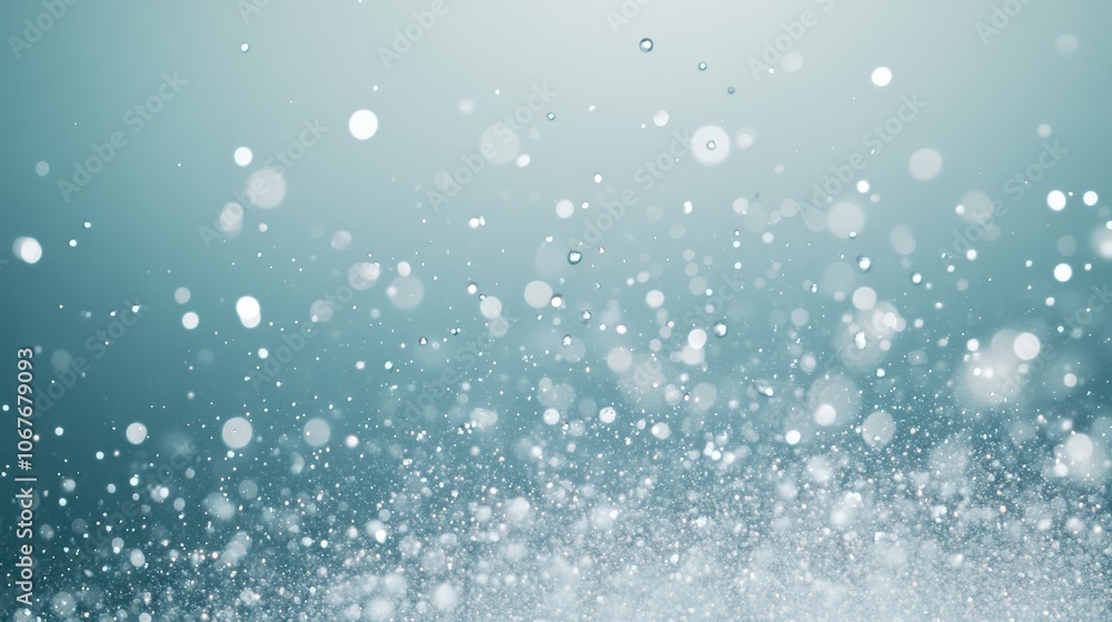 Abstract splash of crystal-clear water droplets against a white background, showcasing freshness, purity, and natural energy Abstract splash of crystal-clear water droplets against a white background, showcasing freshness, purity, and natural energy