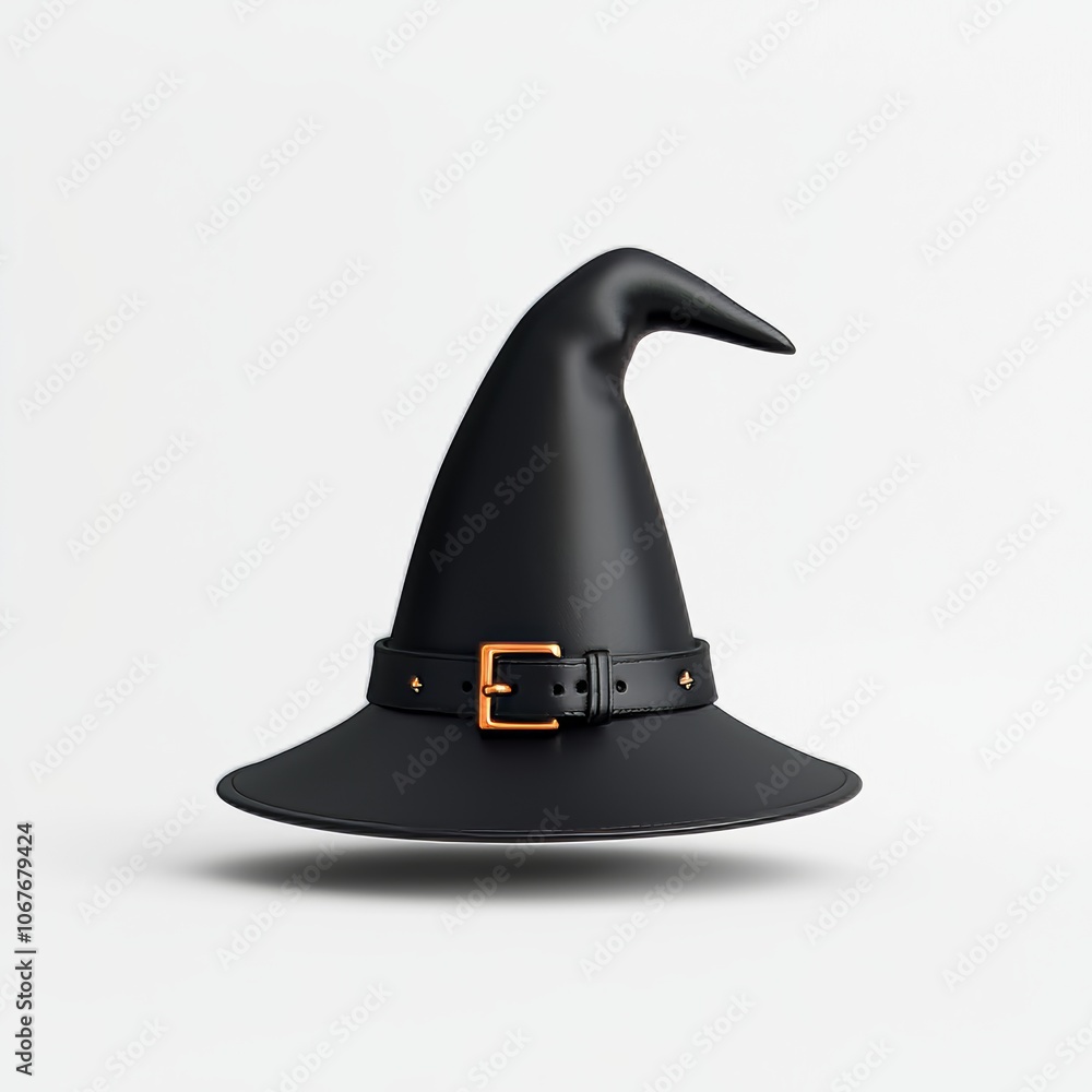 Isolated Halloween witch or wizard pointed hat Isolated Halloween witch or wizard pointed hat