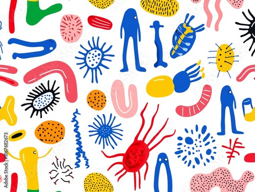 A Vibrant Digest of Gut and Skin Microbiota: Evaluating Bacteria's Role in the Human Microbiome photo