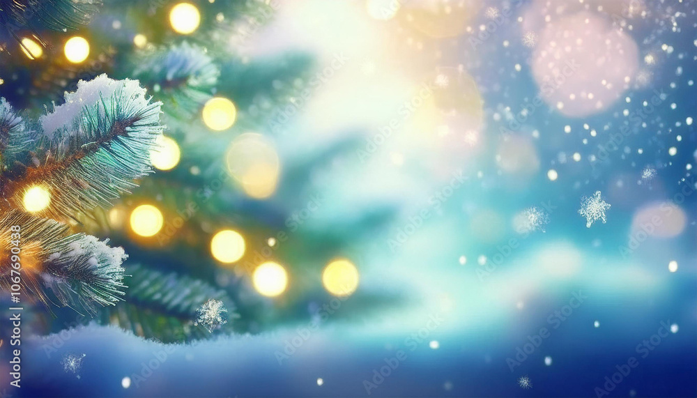 Winter background of snow and frost. Free space for your decoration. Blurred blue background of landscape and fir branches of frost. Christmas time. Copy space. Winter background of snow and frost. Free space for your decoration. Blurred blue background of landscape and fir branches of frost. Christmas time. Copy space.