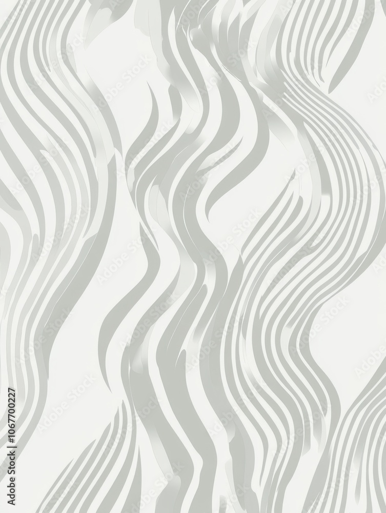 Abstract Gray and White Wave Design Abstract Gray and White Wave Design