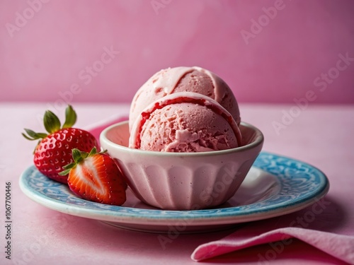 Strawberry Ice Cream Delight