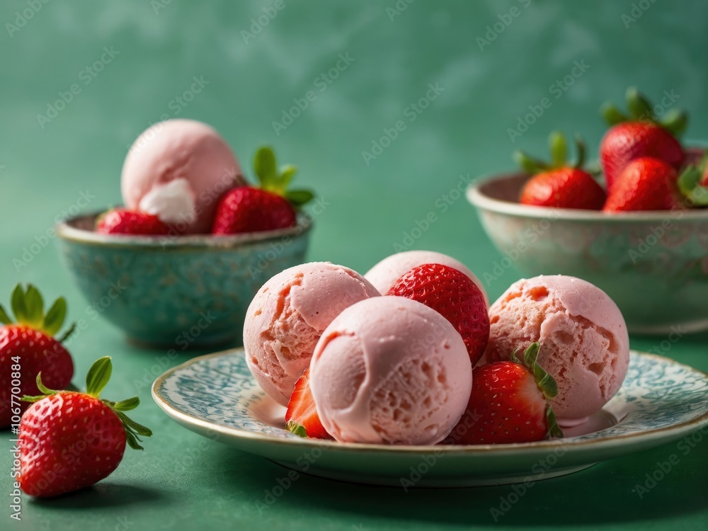 Strawberry Ice Cream Delight Strawberry Ice Cream Delight