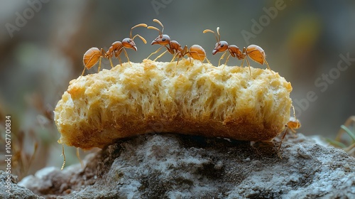 Ants Carrying Bread