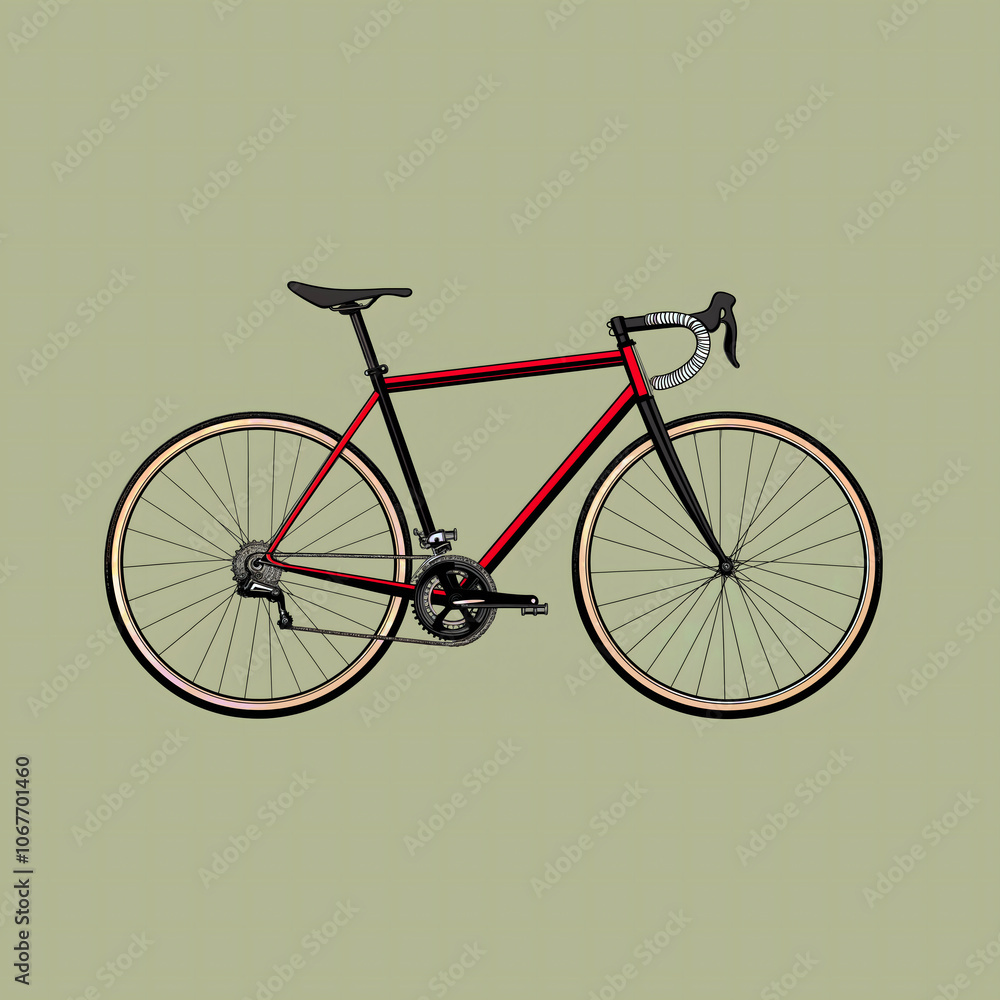 bike front view, 2d, plans, illustration bike front view, 2d, plans, illustration