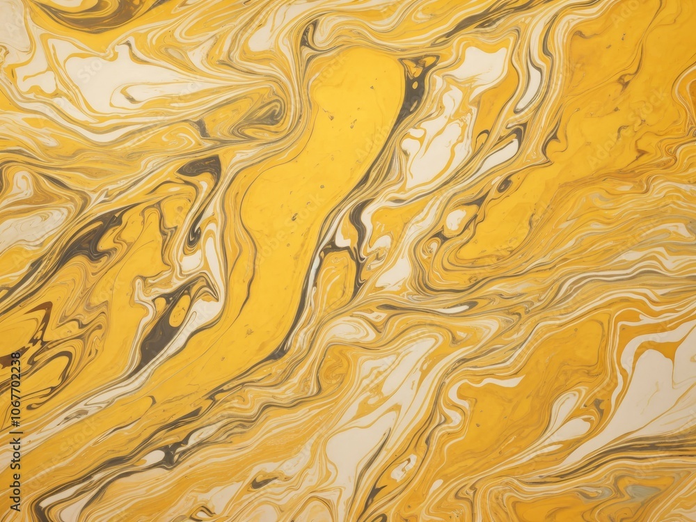 Golden Marbled Abstract Art Golden Marbled Abstract Art