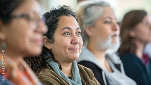 Engaged Audience at a Seminar sharing their experiences