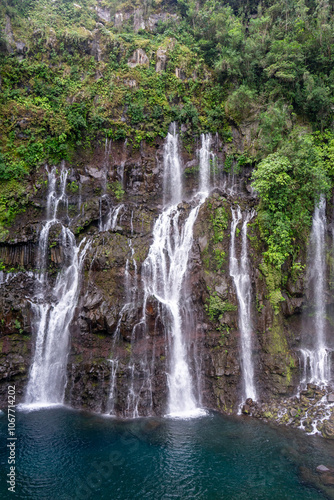 Cascade Grand Galet waterfall, La Reunion, France.