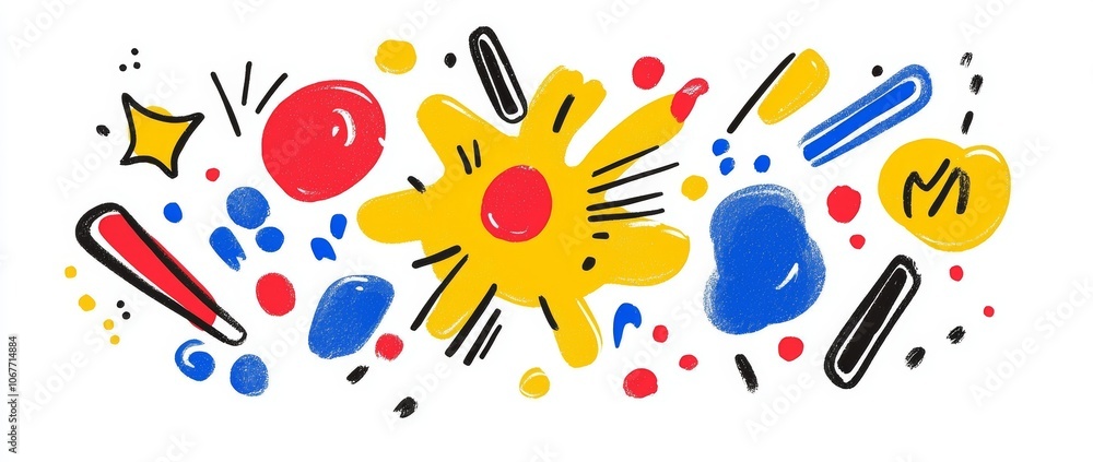 Birthday invitation with a superhero theme, vibrant explosion backdrop, and space for party details Birthday invitation with a superhero theme, vibrant explosion backdrop, and space for party details