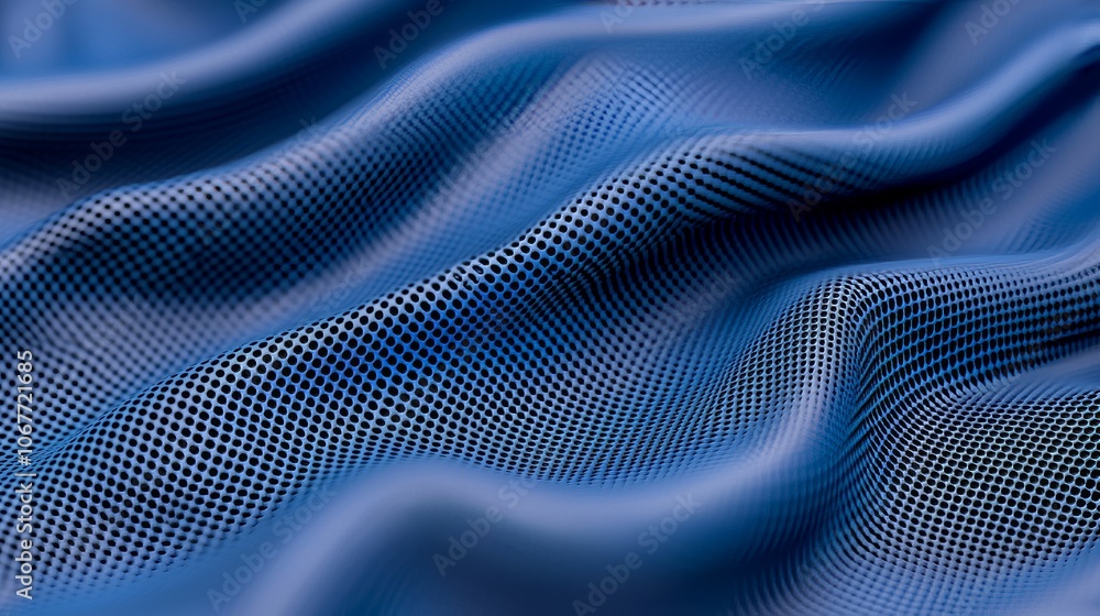 An abstract metallic mesh formed by hexagons is rendered in 3D. Graphene molecular lattice. Neural network. An abstract metallic mesh formed by hexagons is rendered in 3D. Graphene molecular lattice. Neural network.