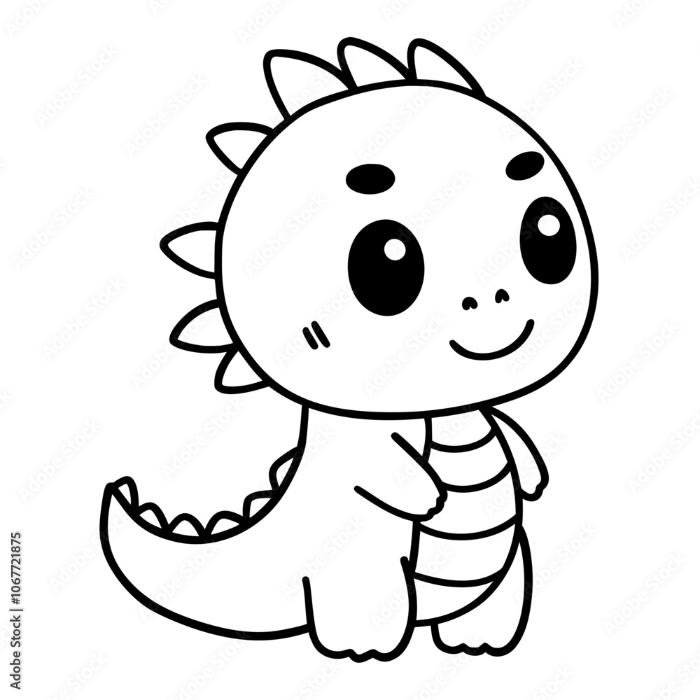 Cute dinosaur doodle Cute dinosaur doodle
