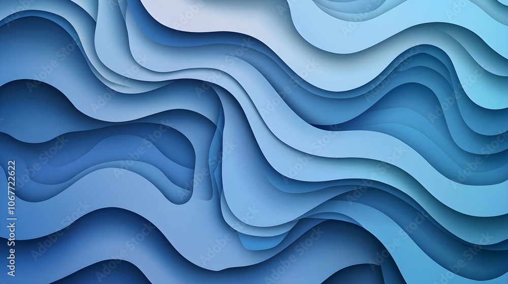 Fototapeta premium Abstract Blue Gradient Background for Design Projects