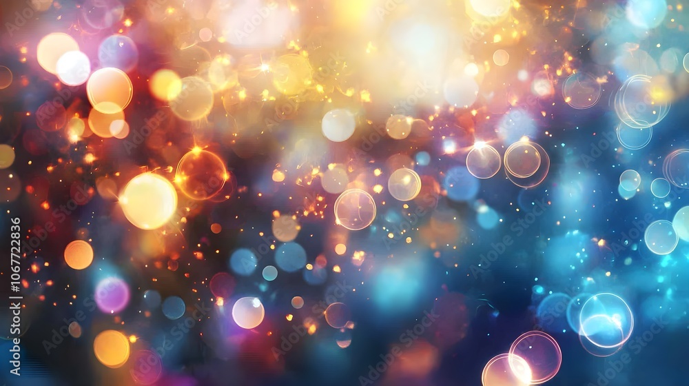 Colorful Abstract Background with Light Effects Colorful Abstract Background with Light Effects