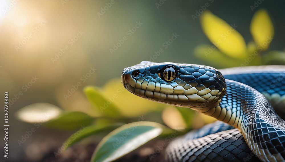 Fototapeta premium Close-Up of a Snake