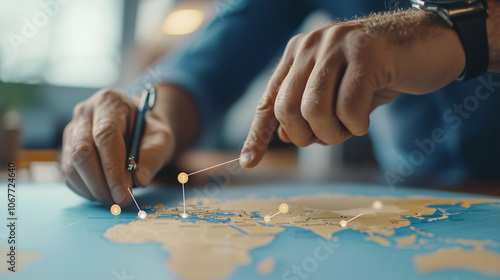 Business Professional Mapping Global Market Expansion Opportunities