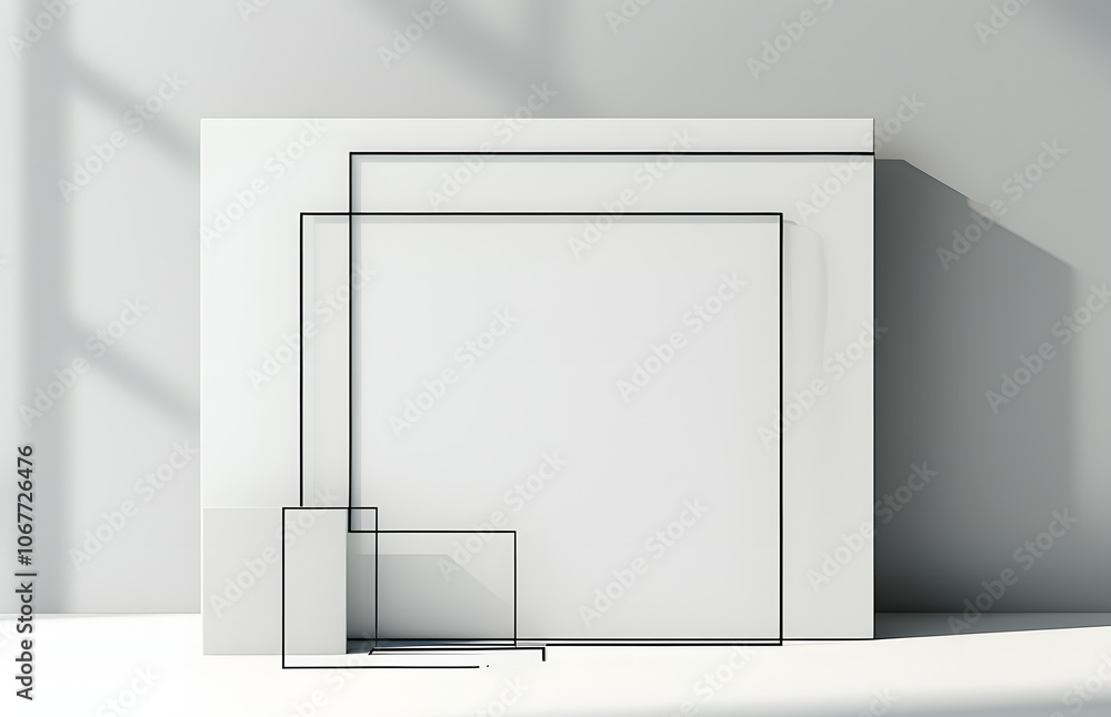 Minimalist Geometric Composition Minimalist Geometric Composition