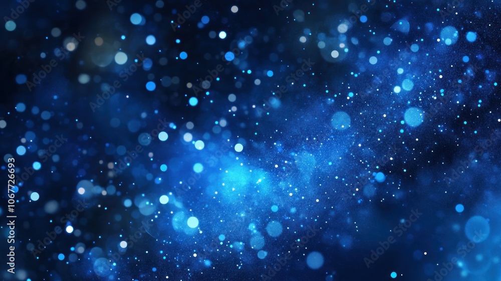 Abstract Blue Bokeh Background Abstract Blue Bokeh Background