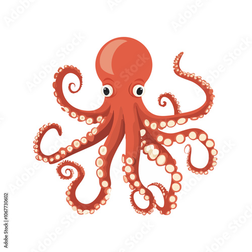 red octopus
