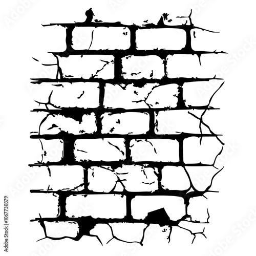 broke brick wall