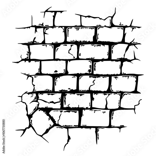 broke brick wall