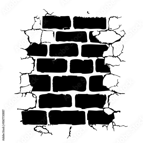 broke brick wall