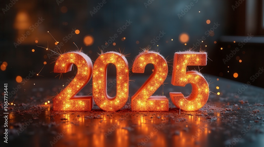 New Year 2025 Celebration Festive Background for Holiday Events New Year 2025 Celebration Festive Background for Holiday Events