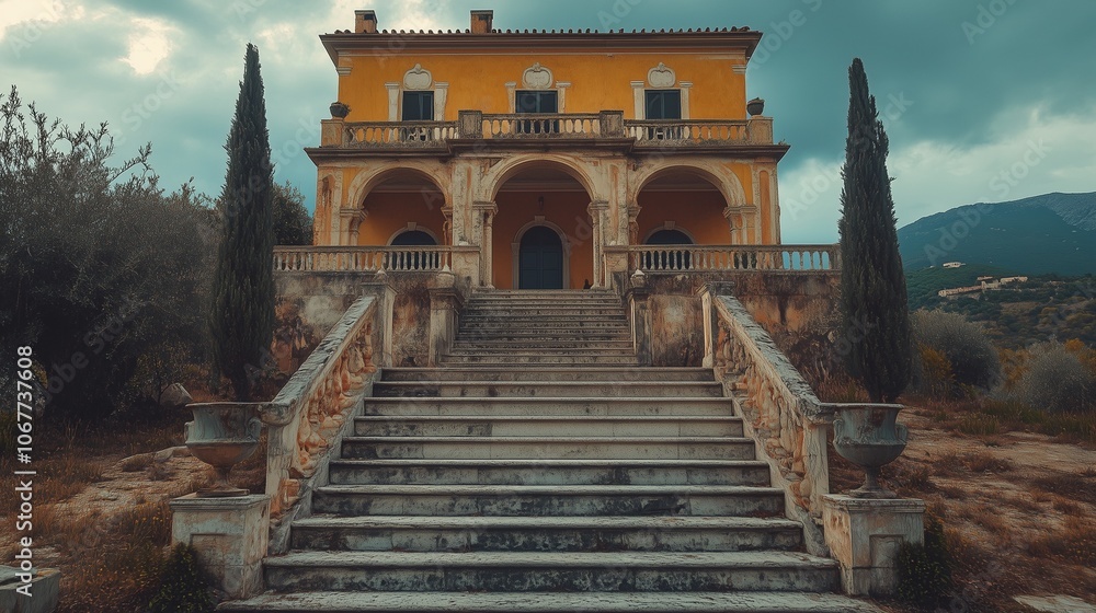 an old abondend house in italy an old abondend house in italy