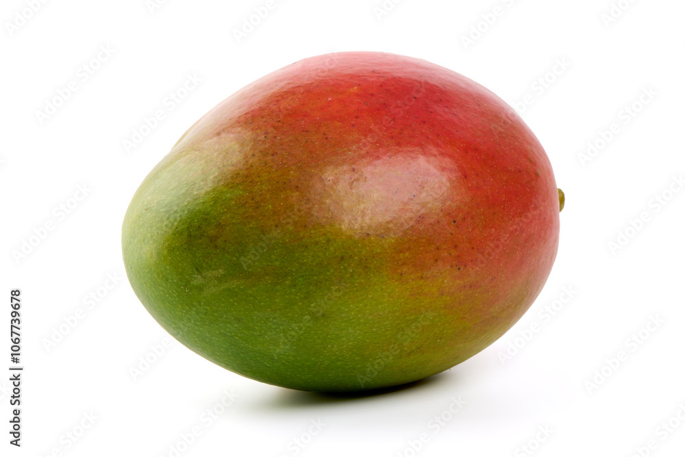 Whole Ripe Mango, isolated on White Background. Whole Ripe Mango, isolated on White Background.