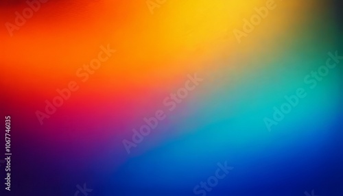 Abstract gradient blurred pattern colorful with realistic grain noise effect background, for art product design and social media, trendy and vintage style.