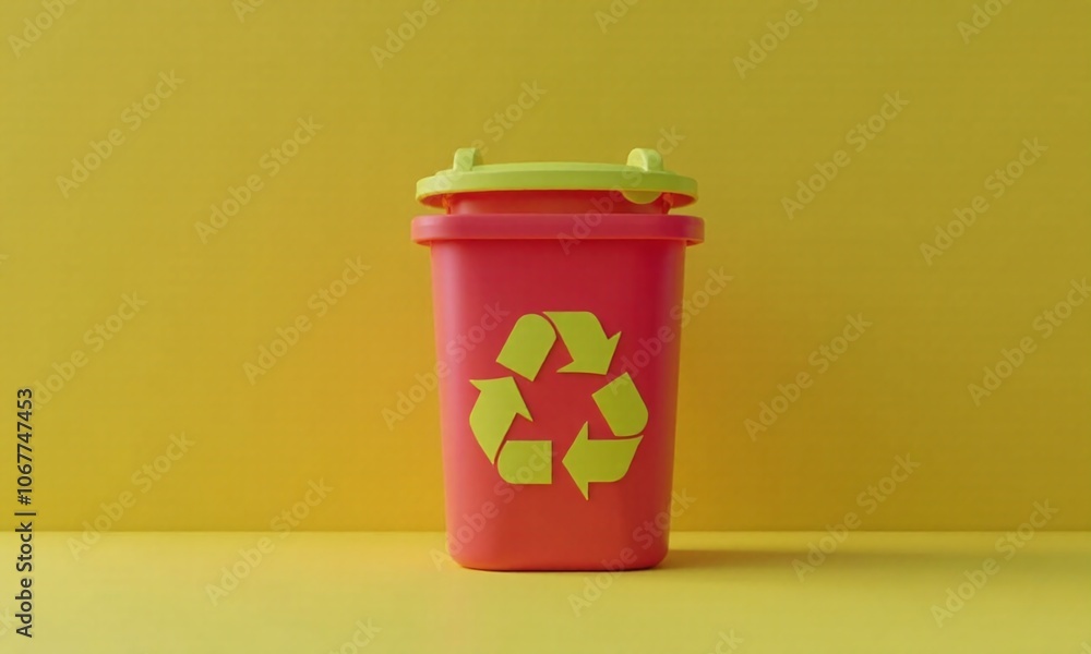 recycling bin recycle symbol minimalist design vibrant recycling bin recycle symbol minimalist design vibrant