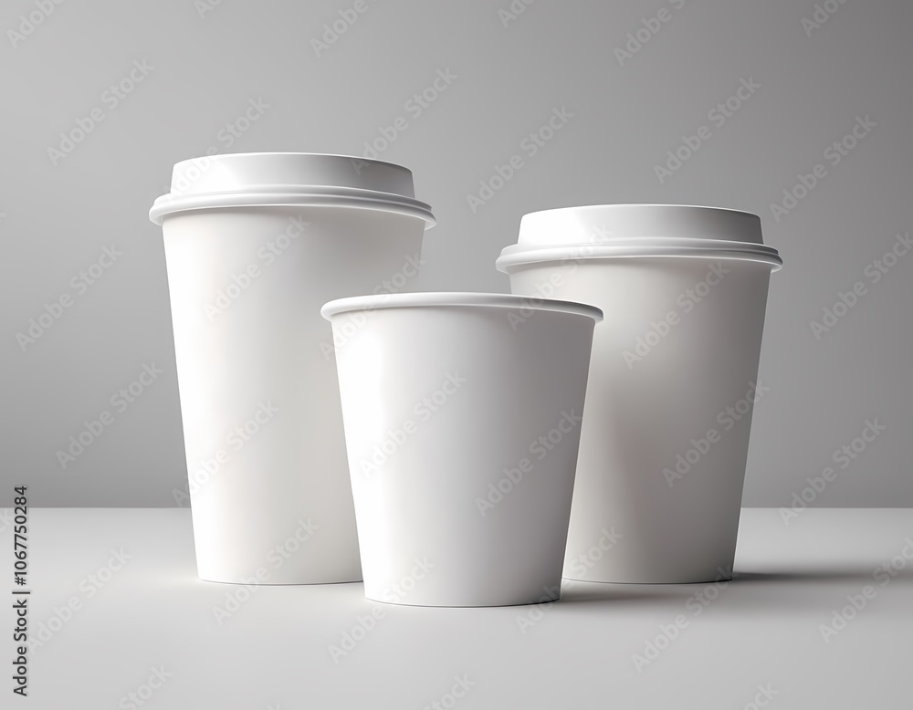 white paper coffee cup mockup studio shot white paper coffee cup mockup studio shot