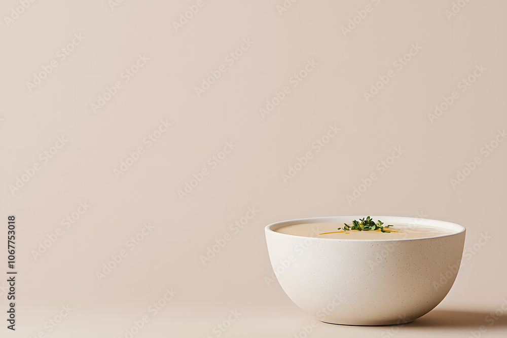 A white bowl filled with a creamy root vegetable dish, rich in texture and flavour, offering a comforting and wholesome meal with a smooth, velvety finish A white bowl filled with a creamy root vegetable dish, rich in texture and flavour, offering a comforting and wholesome meal with a smooth, velvety finish