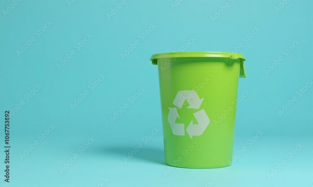 recycling bin recycle symbol minimalist design vibrant recycling bin recycle symbol minimalist design vibrant