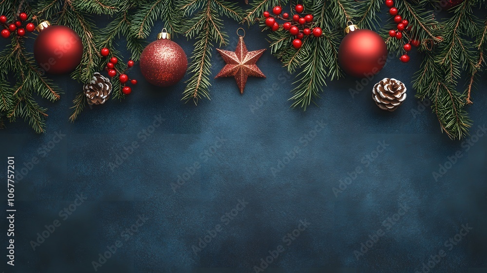 Christmas decorative ornament border
Christmas decorative ornament border