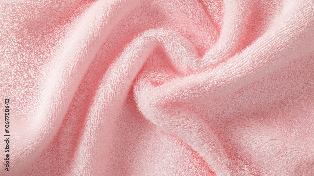 pinky towel isolated on white background pinky towel isolated on white background