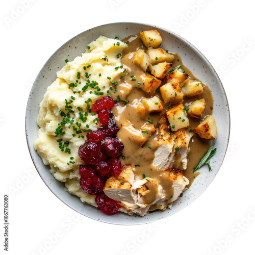 Turkey with Mashed Potatoes...