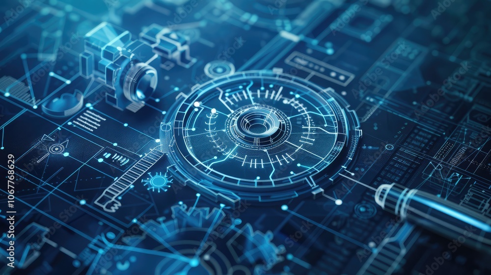 in the abstract industrial technology background We draw 3D models of abstract geometric details using a computer software interface. in the abstract industrial technology background We draw 3D models of abstract geometric details using a computer software interface.
