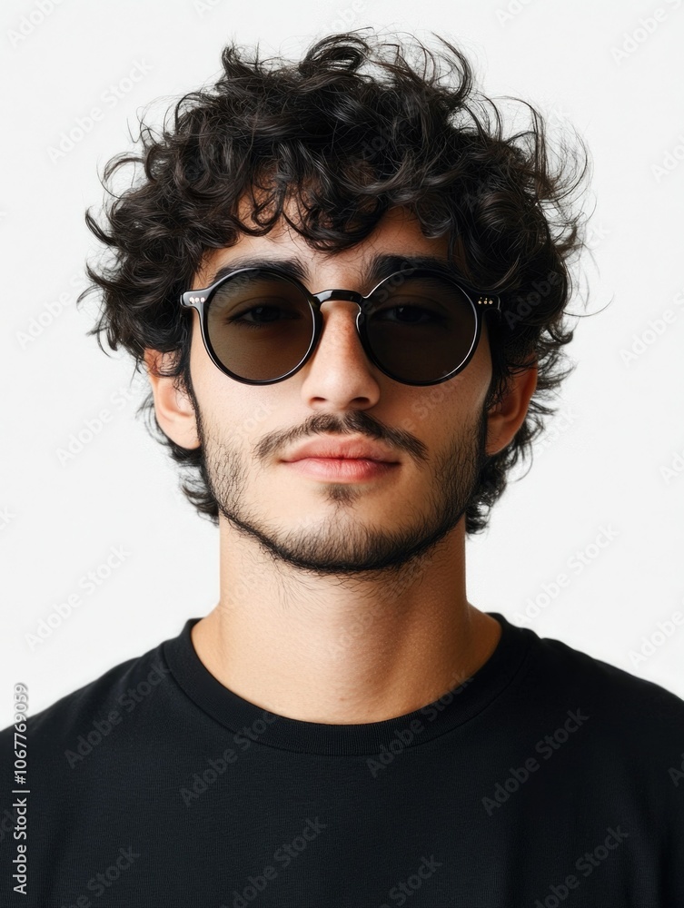 Stylish Man in Sunglasses Portrait Stylish Man in Sunglasses Portrait