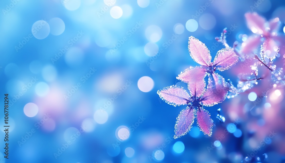 Sparkling snowflake crystal against a soft blue bokeh background, perfect for festive Christmas and XMAS celebration themes, beautiful and enchanting illustration Sparkling snowflake crystal against a soft blue bokeh background, perfect for festive Christmas and XMAS celebration themes, beautiful and enchanting illustration