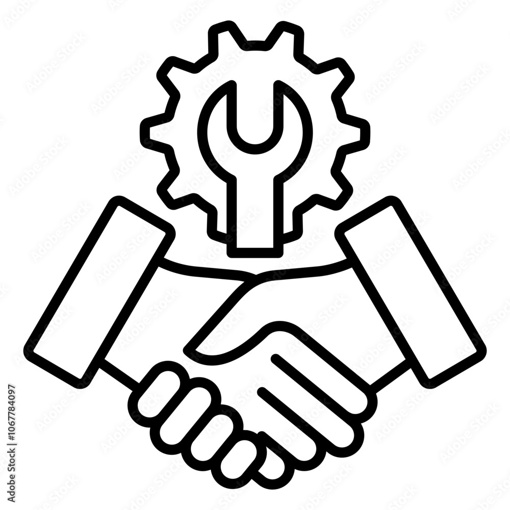 change management icon that illustrates the state of a connected affair. change management icon that illustrates the state of a connected affair.
