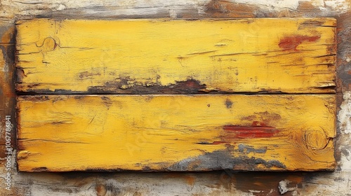 Wallpaper Mural Rustic Yellow Wooden Texture. Generative AI Torontodigital.ca