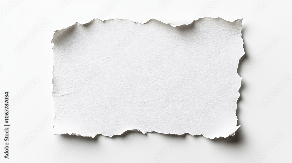 Close-up of a blank A4 white paper, soft shadow edges, isolated on a white background, ideal for stationery and office supply advertising mockups Close-up of a blank A4 white paper, soft shadow edges, isolated on a white background, ideal for stationery and office supply advertising mockups