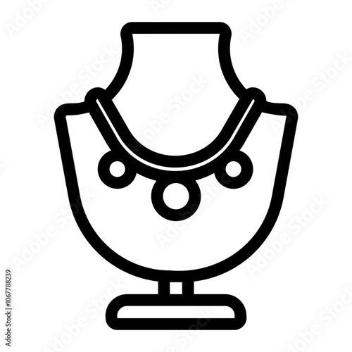 necklace Line Icon
