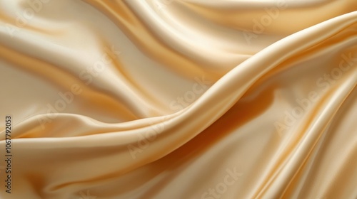 Creamy Satin Drape