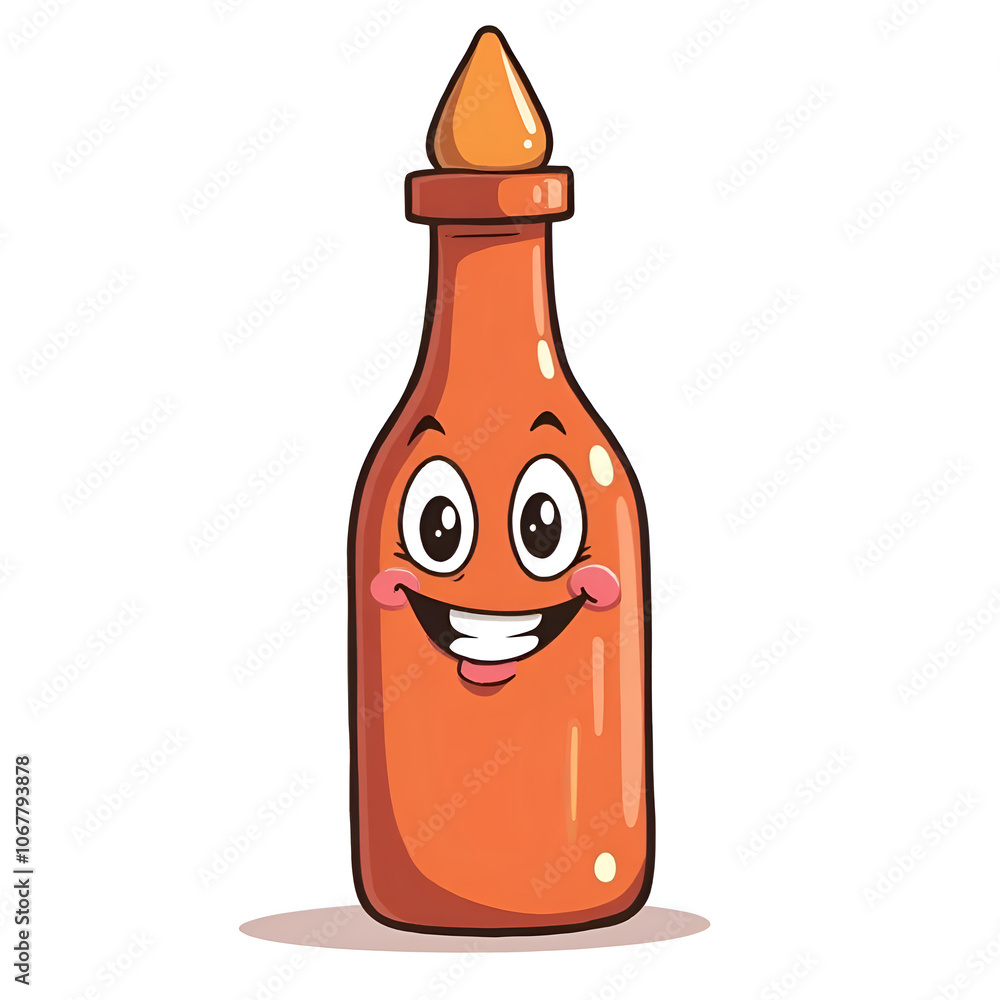 Embrace the joy of flavor with our happy sauce bottle character , digital illustration of character design concept. Embrace the joy of flavor with our happy sauce bottle character , digital illustration of character design concept.